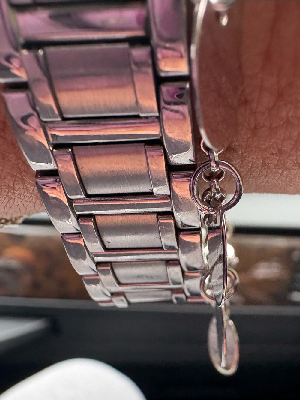 Vintage Bulova Women’s Diamond Two-Tone Silver and Gold 96R105 Bracelet Watches - Picture 14 of 15